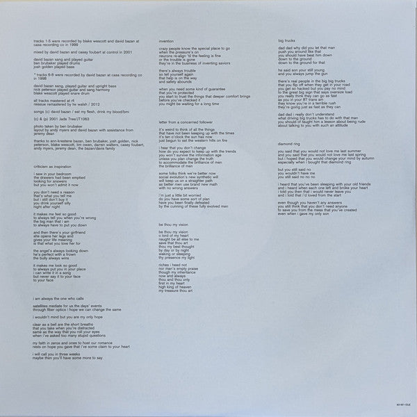 Pedro The Lion : The Only Reason I Feel Secure (12", EP, RE, RM)