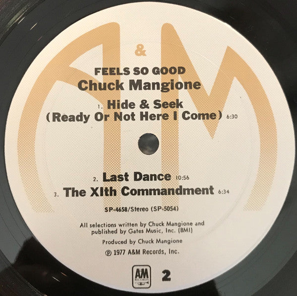 Chuck Mangione : Feels So Good (LP, Album, Mon)