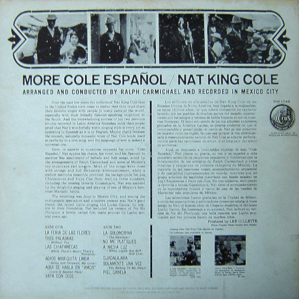 Nat King Cole : More Cole En Español (LP, Album)