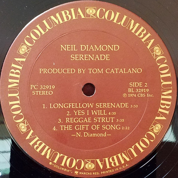 Neil Diamond : Serenade (LP, Album, Ter)