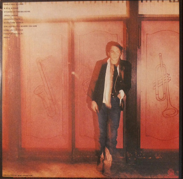 Joe Ely : Down On The Drag (LP, Album, Gat)