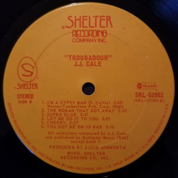 J.J. Cale : Troubadour (LP, Album, Ter)