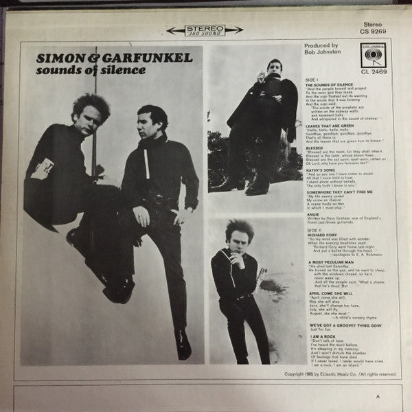 Simon & Garfunkel : Sounds Of Silence (LP, Album, RE, Ter)