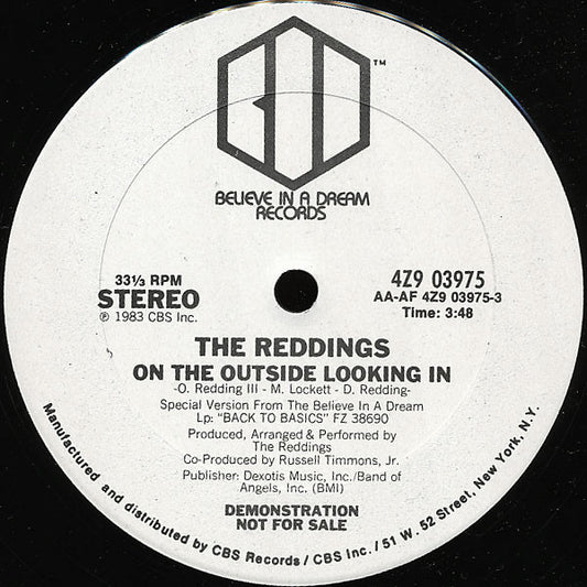 The Reddings : On The Outside Looking In (12", Promo)