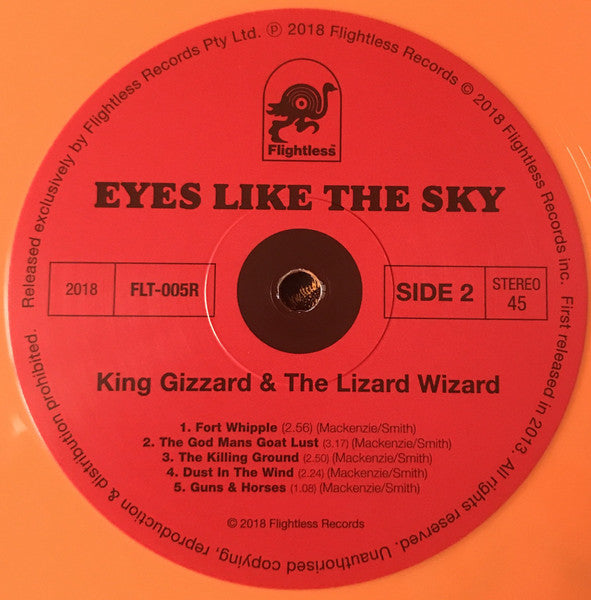 King Gizzard And The Lizard Wizard : Eyes Like The Sky (LP, Album, RE, Ora)