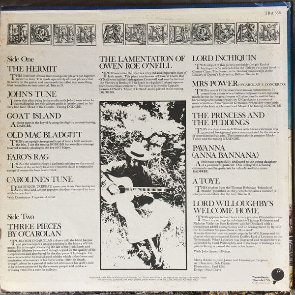 John Renbourn : The Hermit (LP, Album)