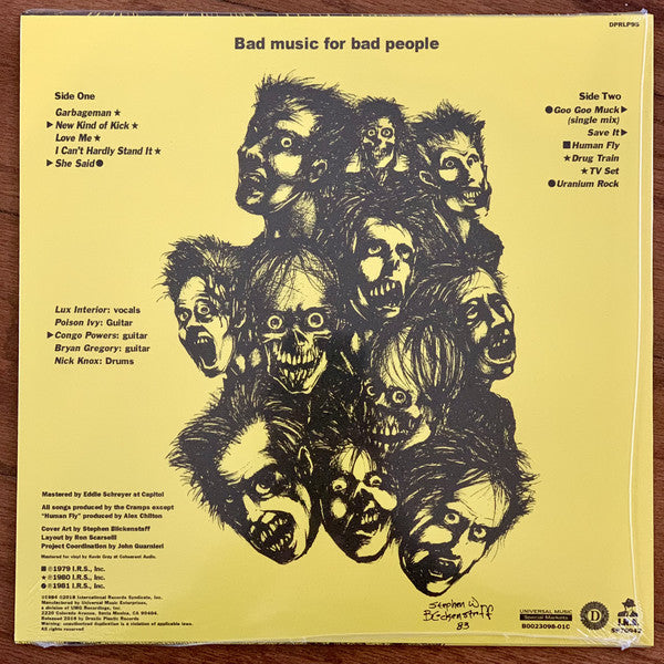 The Cramps : Bad Music For Bad People (LP, Comp, RE, 150)