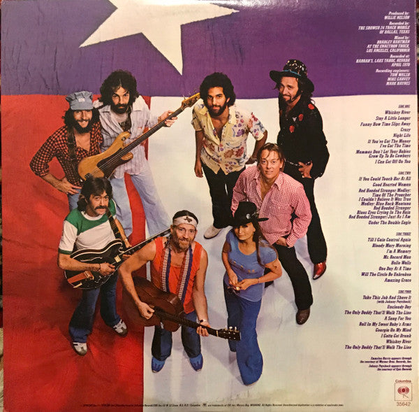Willie Nelson : Willie And Family Live (2xLP, Album, Ter)