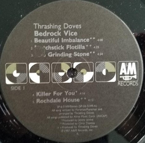 Thrashing Doves : Bedrock Vice (LP, Album)