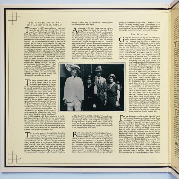 Various : The Bristol Sessions (2xLP, Comp)