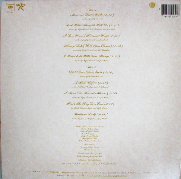 Willie Nelson : To Lefty From Willie (LP, Album, RE)