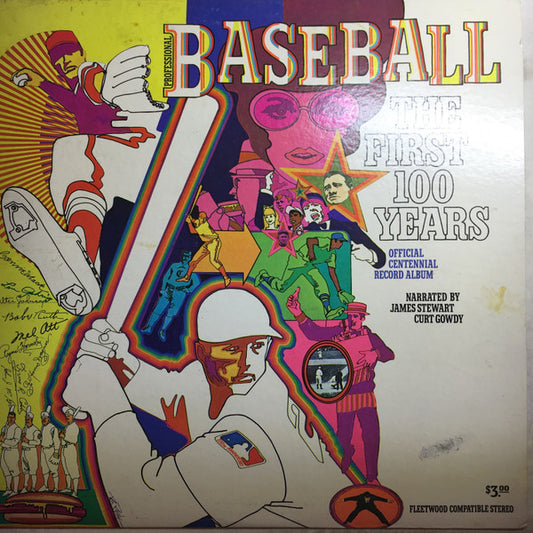 No Artist : Professional Baseball - The First 100 Years (LP, Album)