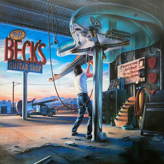 Jeff Beck With Terry Bozzio And Tony Hymas : Jeff Beck's Guitar Shop (LP, Album, RE)