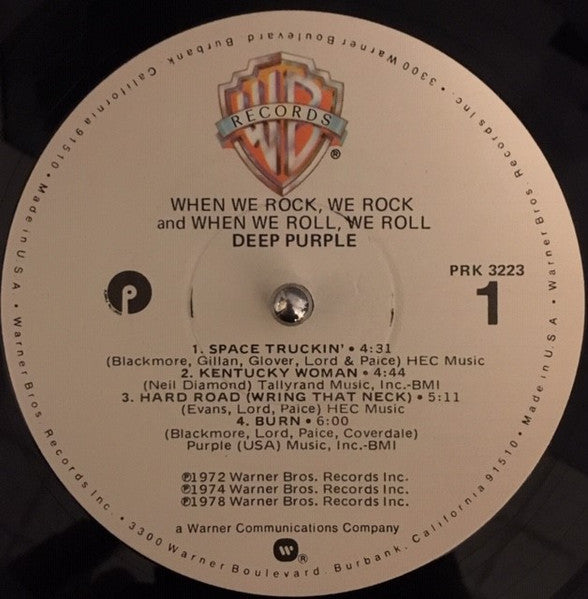 Deep Purple : When We Rock, We Rock And When We Roll, We Roll (LP, Album, Comp, Win)