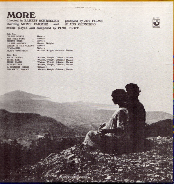 Pink Floyd : Original Motion Picture Soundtrack From The Film "More" (LP, Album, RE, Jac)