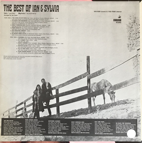 Ian & Sylvia : The Best Of Ian & Sylvia (LP, Comp, San)