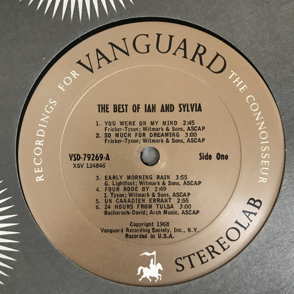 Ian & Sylvia : The Best Of Ian & Sylvia (LP, Comp, San)