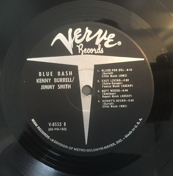 Kenny Burrell / Jimmy Smith : Blue Bash! (LP, Album, Mono)