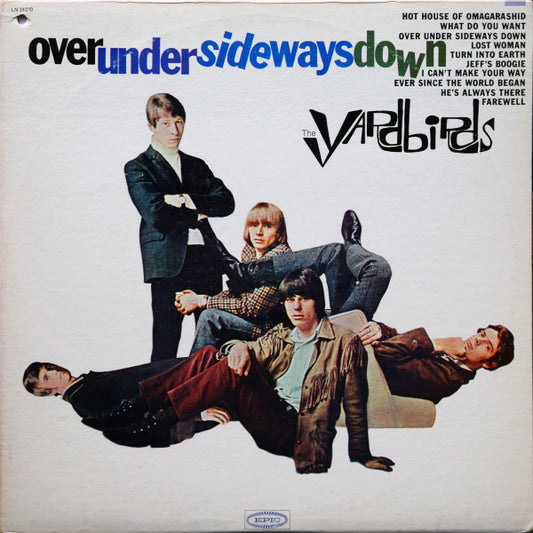 The Yardbirds : Over Under Sideways Down (LP, Album, Mono, Glo)