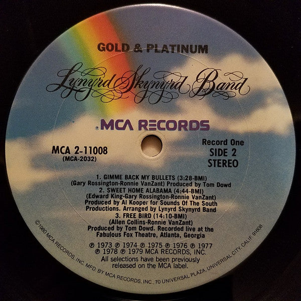 Lynyrd Skynyrd : Gold & Platinum (2xLP, Comp, Club, RE)