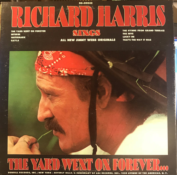 Richard Harris : The Yard Went On Forever... (LP, Album, Gat)