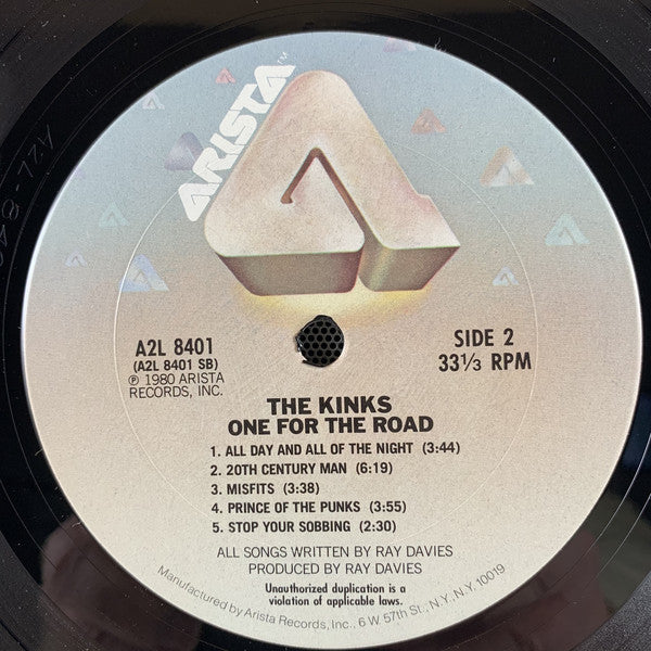 The Kinks : One For The Road (2xLP, Album)