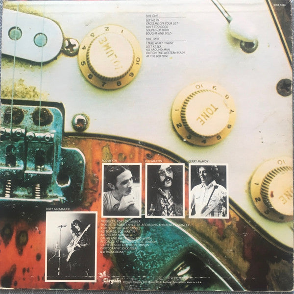 Rory Gallagher : Against The Grain (LP, Album, San)