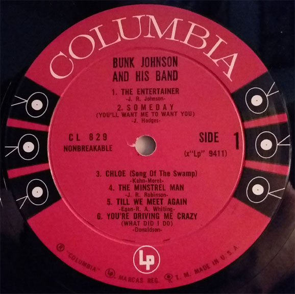 Bunk Johnson : The Last Testament Of A Great New Orleans Jazzman (LP, Mono, RE)