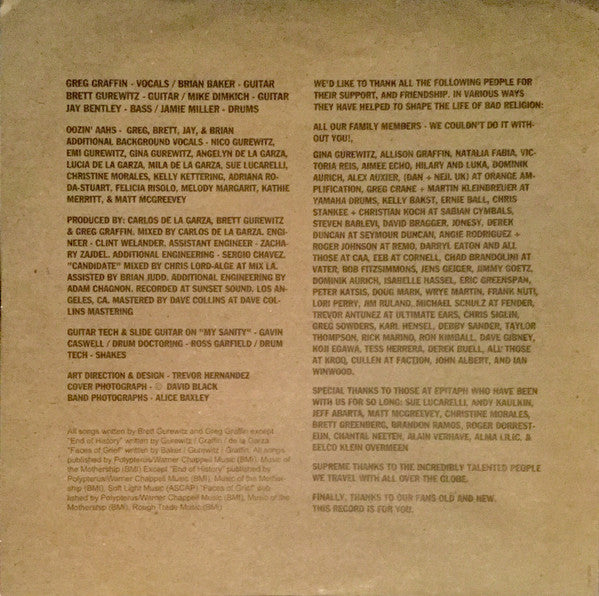 Bad Religion : Age Of Unreason (LP, Album, 180)
