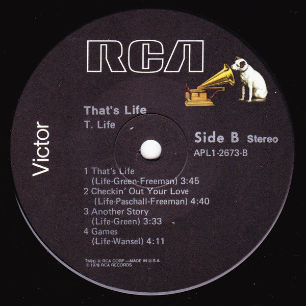 Theodore Life : That's Life (LP, Album)