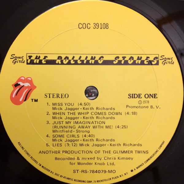 The Rolling Stones : Some Girls (LP, Album, 1st)