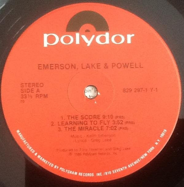 Emerson, Lake & Powell : Emerson, Lake & Powell (LP, Album, Ind)