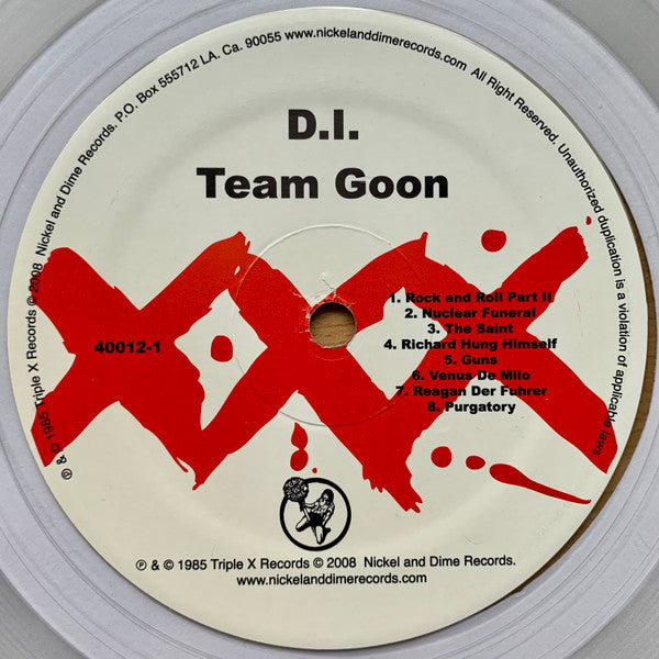 D.I. : Team Goon (12", EP, RE, Cle)