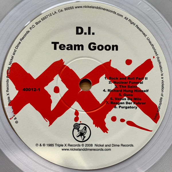 D.I. : Team Goon (12", EP, RE, Cle)