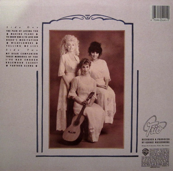Dolly Parton, Linda Ronstadt, Emmylou Harris : Trio (LP, Album, Spe)