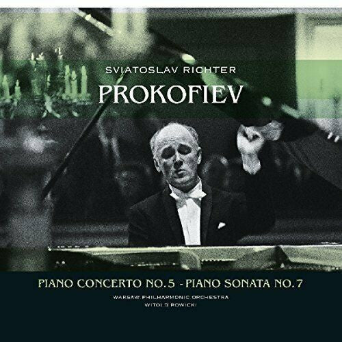 Sviatoslav Richter, Sergei Prokofiev, Orkiestra Symfoniczna Filharmonii Narodowej, Witold Rowicki : Piano Concerto No.5 In G Dur Op. 55/ Sonata Nr. 7 Op. 83 (LP, RE)