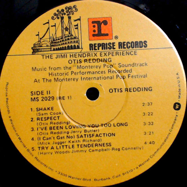 Otis Redding / The Jimi Hendrix Experience : Historic Performances Recorded At The Monterey International Pop Festival (LP, Album, RE)