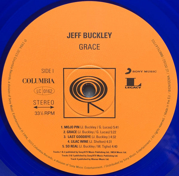 Jeff Buckley : Grace (LP, Album, Ltd, RE, RP, Blu)