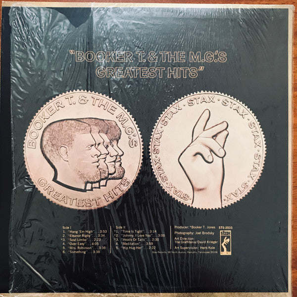 Booker T. & The M.G.'s* : Booker T. & The M.G.'s Greatest Hits (LP, Comp, Ter)