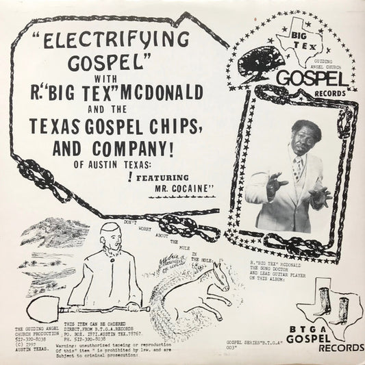 R. "Big Tex" McDonald, Texas Gospel Chips : Electrifying Gospel (LP)
