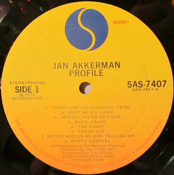 Jan Akkerman : Profile (LP, Album)