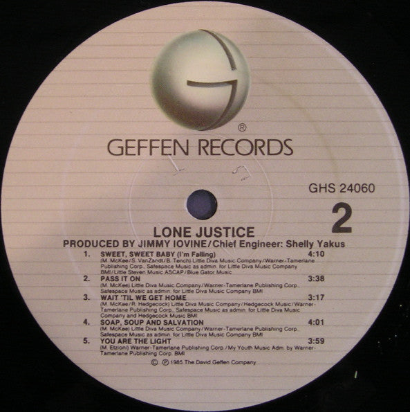 Lone Justice : Lone Justice (LP, Album, SRC)