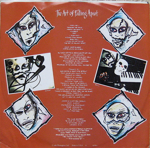 Soft Cell : The Art Of Falling Apart (LP, Album + 12", EP + Ltd, Win)