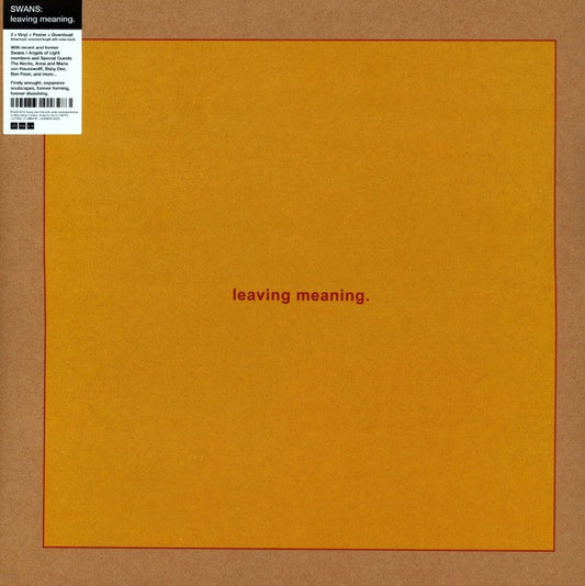 Swans : Leaving Meaning. (2xLP, Album)