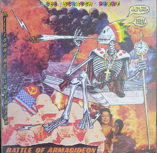 Mr. Lee 'Scratch' Perry And The Upsetters* : Battle Of Armagideon (Millionaire Liquidator) (LP, Album, Ltd, Num, RE, Ora)