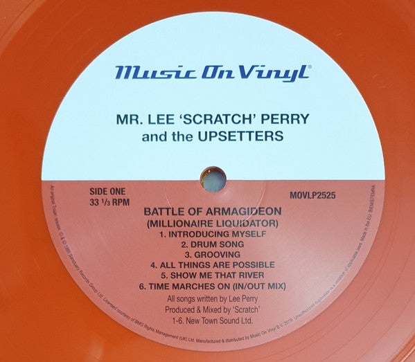 Mr. Lee 'Scratch' Perry And The Upsetters* : Battle Of Armagideon (Millionaire Liquidator) (LP, Album, Ltd, Num, RE, Ora)