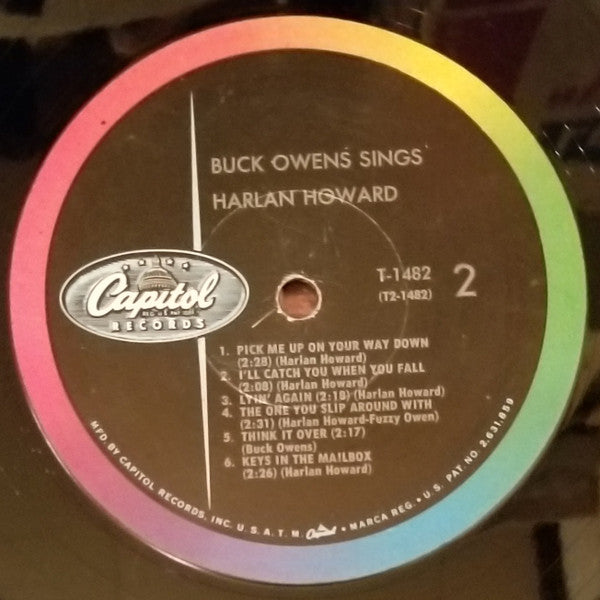 Buck Owens : Buck Owens Sings Harlan Howard (LP, Album, Mono, Los)