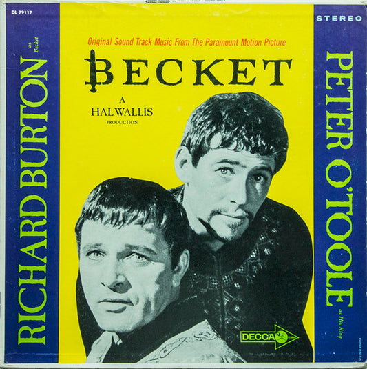 Laurence Rosenthal / Muir Mathieson : Becket (Original Sound Track Music From The Paramount Motion Picture) (LP)