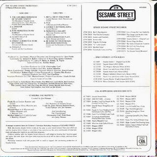 The Sesame Street Monsters!* : A Musical Monster-osity (LP, Album)