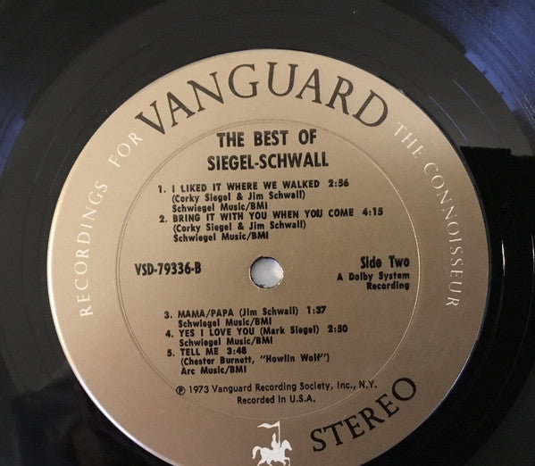 The Siegel-Schwall Band : The Best Of Siegel-Schwall (LP, Comp)